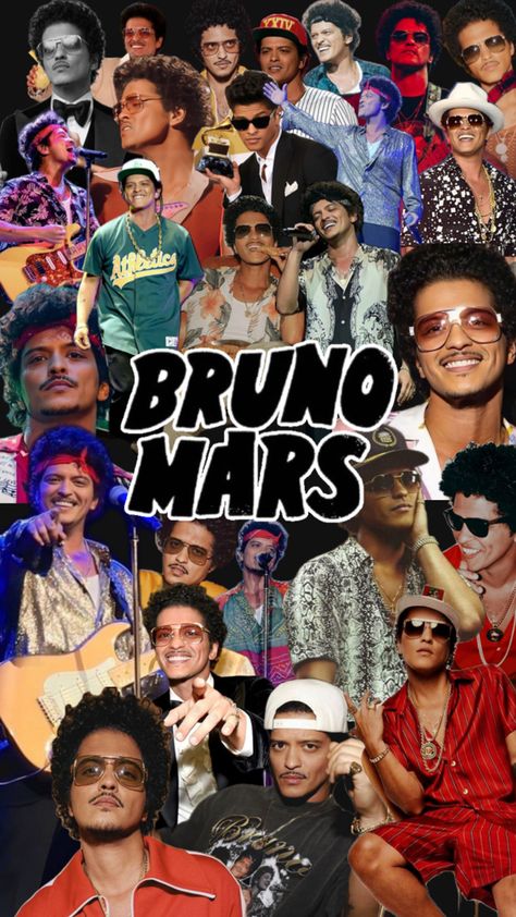 Bruno Mars Wallpaper, Mars Wallpaper, Collage Wallpaper, Bruno Mars, Mars, Collage