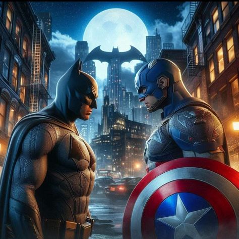 Dc Comics Vs Marvel, Crossover Art, Shaking Hands, Dc Vs Marvel, Marvel Vs Dc, Batman Vs, Marvel Vs, Comic Movies, Marvel Dc Comics