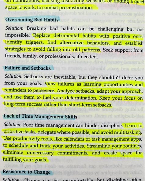 📍Self- discipline+ consistency+ breaking the barriers= unlock the door to your own success. ✨The book ‘No. 1 Rule to success is discipline’ will help you develop discipline in 10 small steps and cultivate a positive and growth mindset. The book will teach you empower yourself to make better decisions, have self control, develop resilience and unlock your true potential. ✨The book will help you how to maintain consistency by breaking your big goals into small and achievable tasks and stay m... Books About Discipline, How To Have Self Control, Self Discipline Books, How To Have Discipline, How To Be Disciplined In Life, Motive Quotes, God Mode, Best Self Help Books, Healing Affirmations