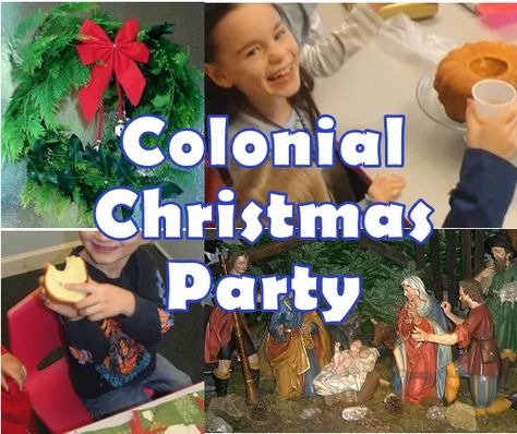 Colonial Christmas Party for Kids - HubPages Colonial Christmas Activities, Colonial Christmas Recipes, Colonial Christmas Crafts For Kids, Colonial Christmas Crafts, Homeschool Co-op Christmas Party, Colonial Crafts For Kids, Colonial America Activities, Christmas Party For Kids, Colonial Activities