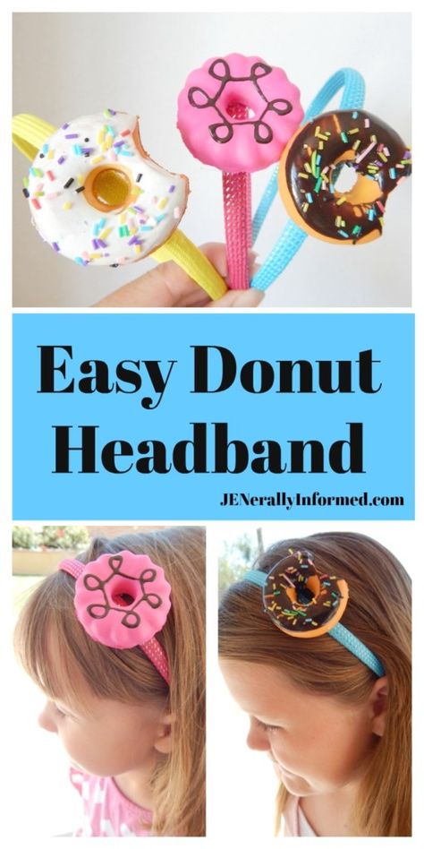 Donut Headband, Donut Costume, Doughnut Party, Donut Birthday Party, Donut Themed Birthday Party, Easy Donuts, Grown Up Parties, Diy Donuts, Donut Decorations