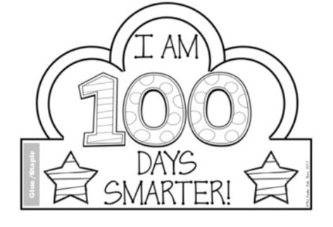 100 Th Day Of School, 100 Días De Clases, 100s Day, 100th Day Of School Crafts, 100 Day Of School Project, 100 Day Of School, 100 Days Smarter, Counting To 100, Hat Template