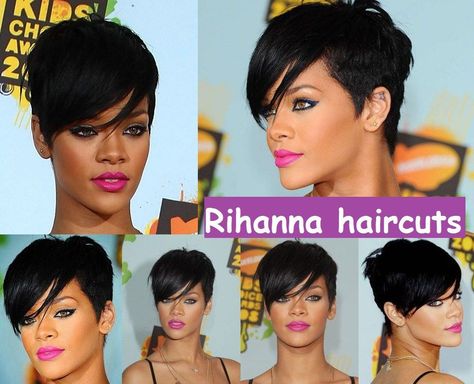 Rihanna Take A Bow Haircut, Rhianna Haircut, Pixie Haircut Rihanna, Rhianna Hair Styles, Rhianna Short Hair, Rihanna Pixie Haircut, Rihanna Hairstyles Short, Rihanna Short Hairstyles, Rhianna Hairstyles