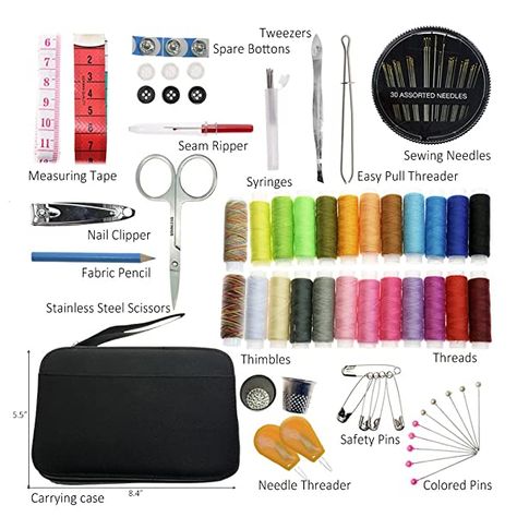 Get the necessary sewing and embroidery tools Sew Accessories, Sewing Machine Beginner, Basic Clothing, First Sewing Projects, Sewing Courses, Hand Embroidery Kits, Embroidery Tools, Repair Clothes, Beginner Sewing