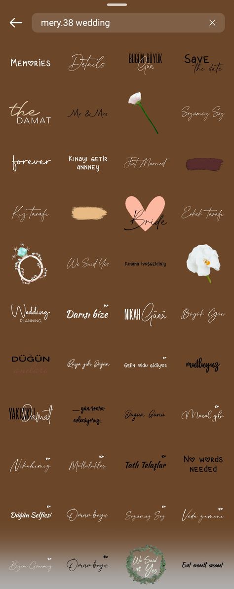 "mery.38 wedding" Instagram gifs for stories Instagram Stickers Wedding, Wedding Ig Gif, Wedding Instagram Story Stickers, Bridesmaid Instagram Story Ideas, Mery Instagram Stickers, Wedding Gifs Insta, Wedding Instagram Stickers, Instagram Wedding Stickers, Insta Wedding Story Ideas