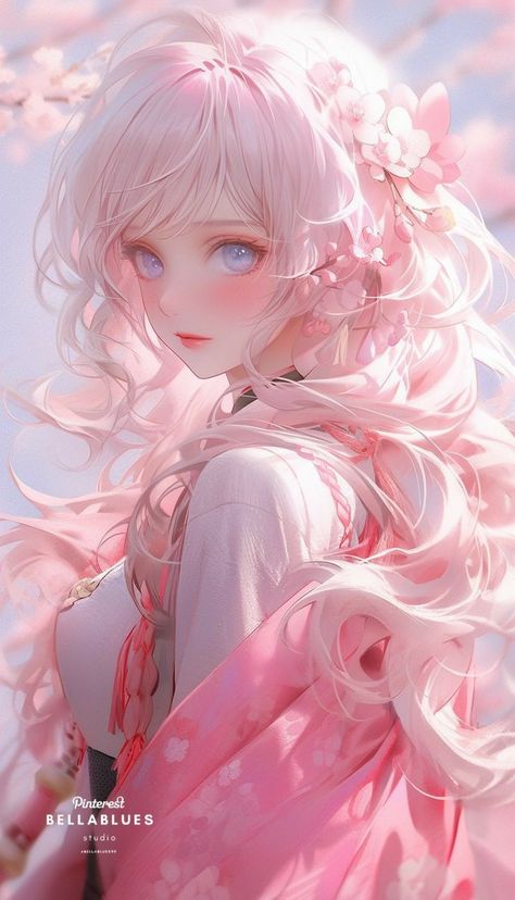 Beauty Of Anime, Delicate Beauty, An Anime, Cherry Blossoms, Pink Fashion, Cherry Blossom, Blossom, Cherry, Charms