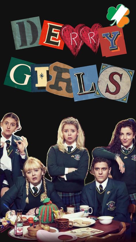 Derry Girls Wallpaper, Derry Girls Poster, Derry Girls, Girls Wallpaper, Drama Memes, Girl Posters, Photo Wall Collage, Girl Wallpaper, Poster Board