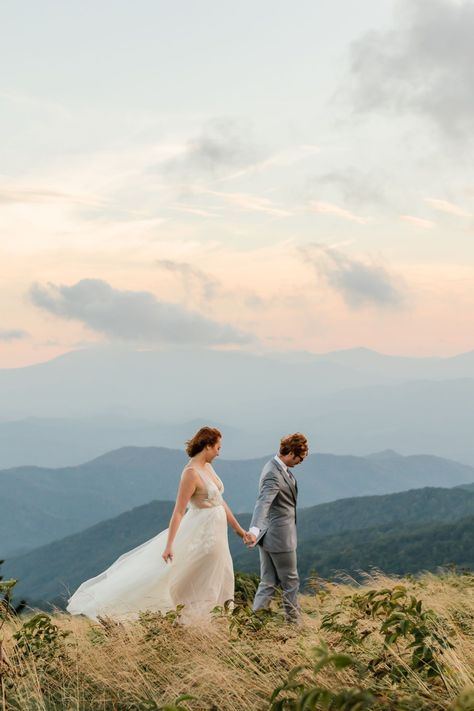 Roan Mountain Elopement, Spring Mountain Elopement, Blue Ridge Elopement, East Tennessee Elopement, Mountain Top Elopement Photography, Appalachian Mountain Wedding, Blue Ridge Mountain Elopement, Blue Ridge Mountains Wedding, Blue Ridge Wedding