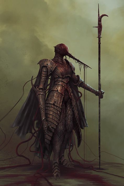 ArtStation - Plague Knight Hemagogue, mike franchina Plague Knight, Berserk Anime, 다크 판타지, Knight Art, Monster Concept Art, Geek Art, Fantasy Armor, Creature Concept Art, Armor Concept