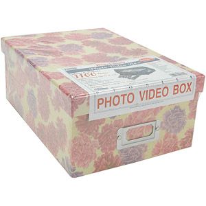 Pioneer Photo/Video Box, 4.5" x 8" x 11.5" Photo Storage Boxes, Trading Card Storage Boxes, Photo Storage Box, Photo Box Storage, Storing Photos, Craft Paper Storage, Plastic Storage Totes, Organizing Stuff, Trading Card Storage