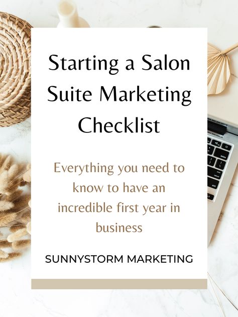 Salon Must Haves Hair, Soft Opening Ideas Business, Starting A Salon Business, Salon Suite Marketing Ideas, Salon Suite Business, Things You Need To Open A Hair Salon, Salon Suite Grand Opening Ideas, Salon Offers Ideas, Hair Salon Marketing Ideas