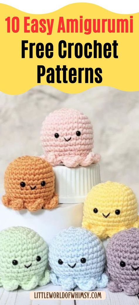 Getting the hang of amigurumi for complete beginners is definitely a little tricky, but after teaching myself to crochet amigurumi a year ago, I’m here to tell you about the... . Amigurumi Patterns, Easiest Amigurumi, Easy Crochet Patterns Free Beginners, Easy Amigurumi Crochet, Printable Crochet Patterns, Graphic Crochet, Crochet Stuffies, Easy Amigurumi Pattern, Easy Amigurumi Easiest Amigurumi, Easy Crochet Patterns Free Beginners, Easy Amigurumi Crochet, Crochet Stuffies, Easy Amigurumi Pattern, Crochet Toys Free Patterns, Easy Amigurumi, Crochet Toys Free, Easy Crochet Animals