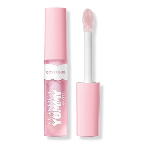 Clean Fresh Yummy Lip Gloss - CoverGirl | Ulta Beauty Yummy Lip Gloss, Kdrama Quiz, Clean Fresh Yummy Gloss, Yummy Gloss, Skincare 2023, Covergirl Clean Fresh, Unrealistic Wishlist, Lips Gloss, Covergirl Makeup