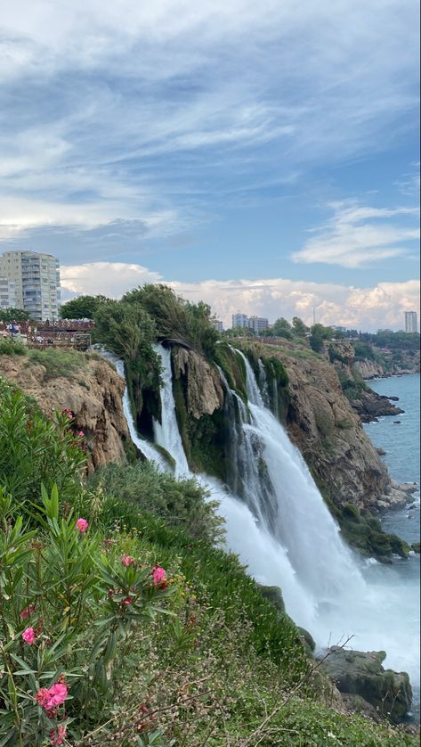 #turkey #waterfall #antalya #mountains #sea Turkey Waterfalls, Antalya Story Instagram, Turkey Mountains, Antalya Story, Antalya Turkey, Instagram My Story, Luxury Accommodation, Holiday Travel, Antalya