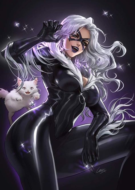 Spiderman Black Cat, Comic Bag, Black Cat Marvel, Black Cat Art, Amazing Spider Man, Comics Girls, Marvel Girls, Marvel Women, Marvel Wallpaper