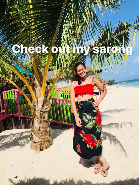 Janet's Spotted: The gorgeous Alva Für Immer looking like an island queen in a sarong and tube top outfit from our Janet's Faleolo International Airport Branch. ❤️  #islandqueen #janetssamoa #beautifulsamoa #islandbeauties #islandfashion #pacificfashion Lavalava Outfits, Roasted Thanksgiving Turkey, Tube Top Outfit, Tube Top Outfits, Island Fashion, Top Outfit, Island Style, Plush Dog, Thanksgiving Turkey