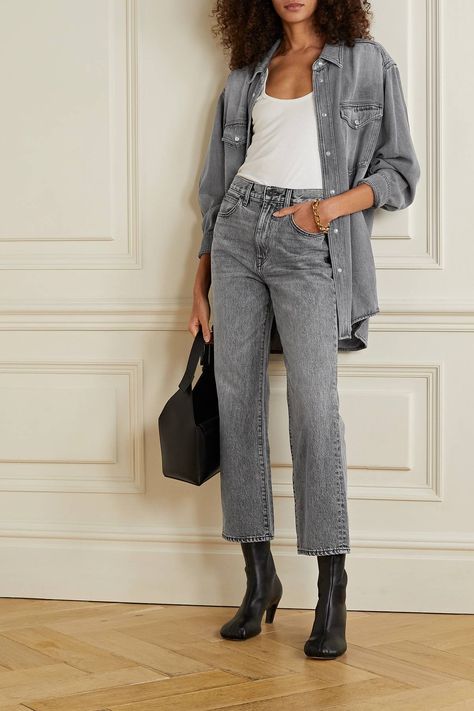 Grey Levis Jeans Outfit, Levis 501 Outfit, 501 Outfit, Levi Jeans Outfit, Grey Jeans Outfit, Boyfriend Jeans Outfit, Mid Waist Jeans, Jeans Outfit Women, Gray Jeans