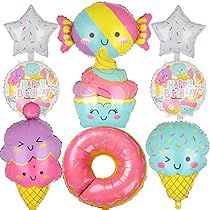 Cream Balloons, Ice Cream Balloons, Ice Cream Party Theme, Candy Ice Cream, Candy Balloons, Candy Birthday Party, Ice Cream Birthday Party, Ice Cream Theme, Summer Ice Cream