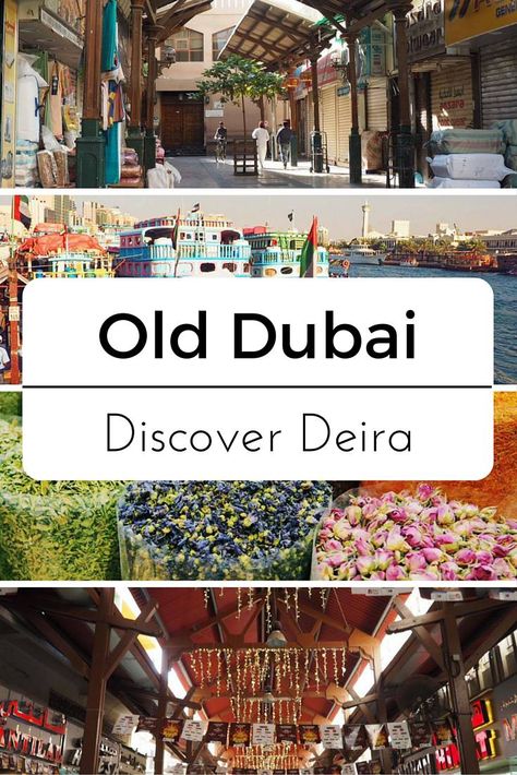 old dubai deira: markets and dubai creek Deira Dubai, Old Dubai, Dubai Travel Guide, Dubai Holidays, Dubai Vacation, In Dubai, Teen Money, Visit Dubai, Dubai Travel