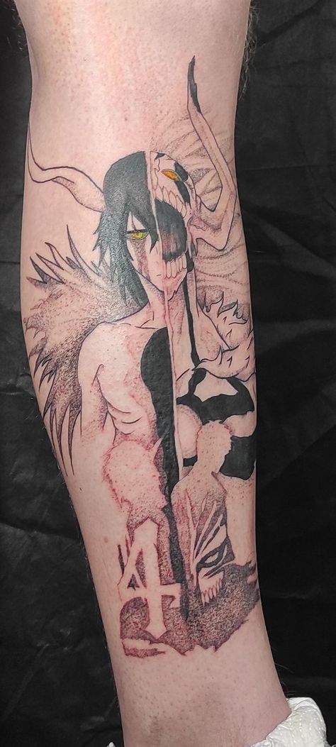 Vasto Lorde Ichigo Espada 4 Ulquiorra Cifer Face to Face Ichigo Mask Resurrection Second Tattoo Bleach BleachTattoo IchigoTattoo UlquiorraTattoo VastoLordeIchigoTattoo Vasto Lorde Ichigo Tattoo, Bleach Hollow Tattoo, Bleach Ulquiorra Tattoo, Ulquiorra Tattoo Ideas, Anime Tattoos Bleach, Bleach Tattoo Design, Ulquiorra Tattoo, Ichigo Tattoo, Bleach Anime Tattoo