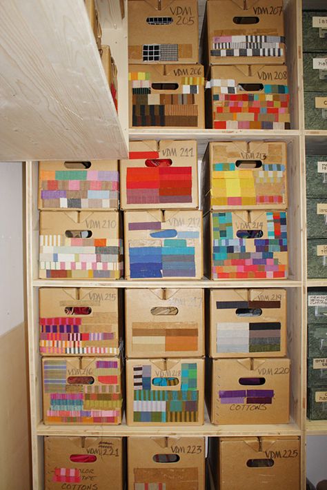 Alexander Girard, Studio Organization, Work Room, George Nelson, Organize Declutter, Craft Room Organization, Sewing Studio, Craft Organization, Fabric Storage