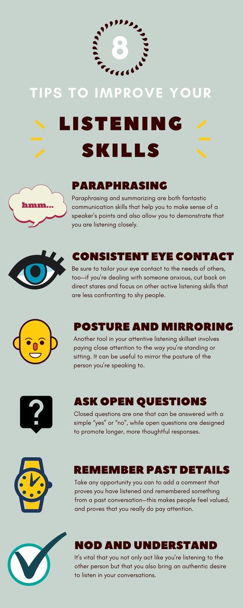 Learn how to improve your listening abilities and become an active listener today. Also helps to increase communication skills. Better Communication, Effective Communication Skills, Active Listening, Improve Communication, Good Listener, Business Communication, Listening Skills, Good Communication, Effective Communication