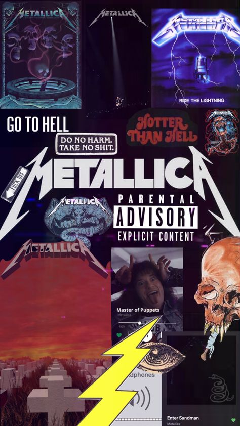 Heavy Metal Music Wallpaper, Metal Album Cover Wallpaper, Max Steel Clasico Wallpaper, Garage Inc Metallica Wallpaper, Classic Rock Aesthetic, Music Max Volume Meme, Enter Sandman, Punk Boy, Rock Aesthetic