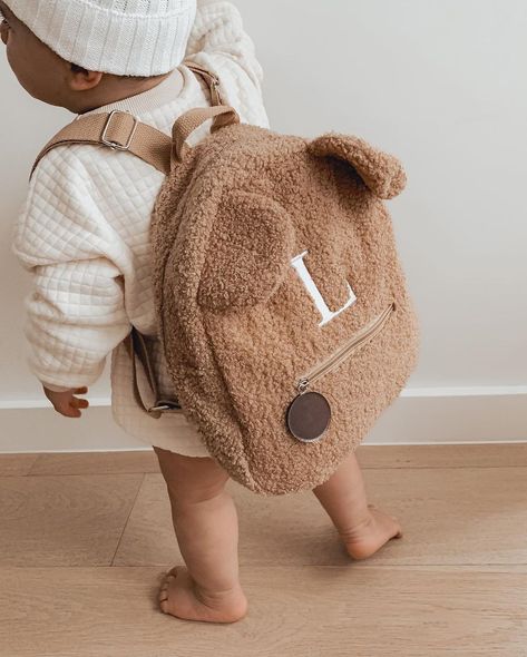 Baby Gifts & Essentials on Instagram: “GUESS WHATS ARRIVING THIS WEEK!! Our new personalised Teddy Backpacks 🧡 Two colours available. Sign up to our newsletter to be notified…” Teddy Backpack, Nappy Caddy, Brand Aesthetic, Baby Backpack, Kawaii Bags, Punch Needle, Crochet Dolls, Baby Bag, Baby Gifts