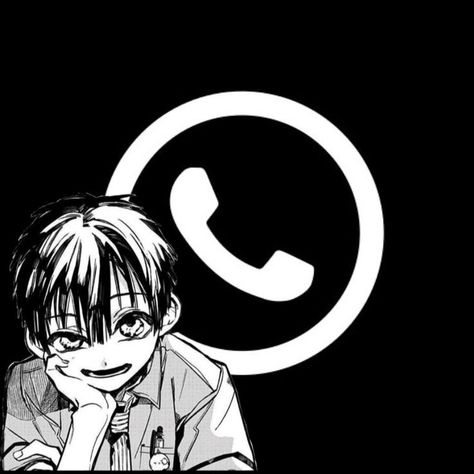 Manga Tbhk, Anime Apps, Whatsapp Logo, Whatsapp Icon, App Anime, Dark Books, Iphone Black, Gothic Anime, Black Panther Marvel