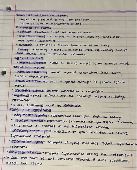 Scientific Method Notes, Types Of Science, Inductive Reasoning, Handwriting Examples, Aesthetic Notes, Aesthetic School, Biology Notes, Taking Notes, Scientific Method