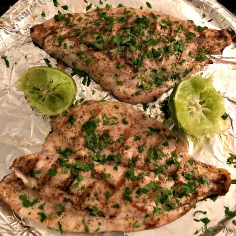 Florida Pompano grilled and seasoned with lime, olive oil, salt and pepper. A Subtle fish that doesn\'t need lots of seasoning. #Florida_pompano, #pompano, #golden_pompano, #grilled_fish, #grilled_pompano Pompano Fish Recipe, Pompano Recipe, Grilled Halibut, Olive Oil Recipes, Easy Seafood, White Meat, Fish Dishes, Oil Recipes, Sweet Potatoes