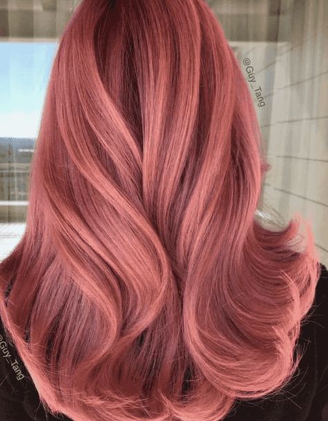 30 Best Rose Gold Hair Ideas Rambut Brunette, Gold Hair Colors, Gem Tones, Hair Color Rose Gold, Haircut Styles, Winter Hair Color, Rose Gold Hair, Hair Colours, Rose Hair