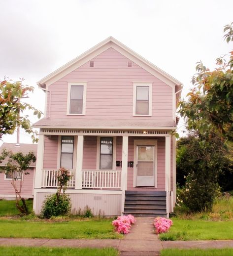 Pink Tiny House, Pink House Exterior, Pink House, Pink Houses, House Inspiration, Love A, My Images, Pretty In Pink, Tiny House