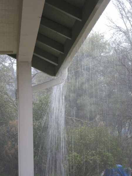 Gutter Overflow - 6 Top Causes and Easy Solutions Roof Water Drainage Ideas, Guttering Ideas, Rain Gutters Drainage Ideas, Gutter Drainage Ideas, Gutters On House, Roof Drip Edge, House Drainage System, Gutter Downspout Extension, Pvc Gutters