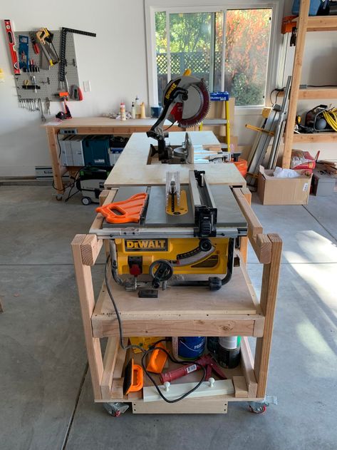 Workbench with drawers