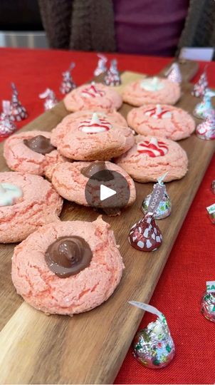 easy 3 ingredient holiday cookies | easy 3 ingredient holiday cookies best cookies made with just 3 ingredients; strawberry cake mix, froxen whipped topping and 1 egg! plus an optional... | By Jacky’s Kitchen 3 Ingredient Holiday Cookies, 3 Ingredient Strawberry Cookies, Easy Cake Mix Christmas Cookies, 3 Ingredient Christmas Cookies, Cool Whip Cake Mix Cookies, Cake Mix Cookies 3 Ingredient, Holiday Cookies Easy, Easiest Desserts, Strawberry Cake Mix Cookies