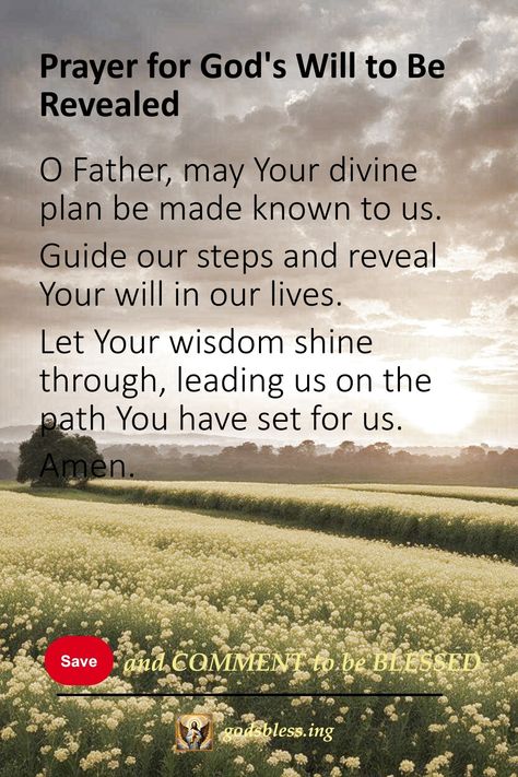 Prayer for God's Will to Be Revealed Prayers For Wisdom And Guidance, Prayer For Wisdom And Guidance, God Answered Prayers Quotes, Answered Prayer Quotes, Prayer For Confidence, Prayer For Wisdom, God Answers Prayers, Prayer For Guidance, Psalm 25