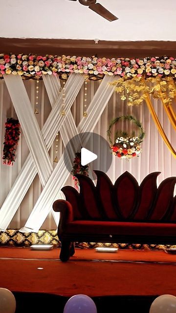 NISHAD LIGHT TENT HOUSE on Instagram: "#reels #reelsinstagram #reelsinsta" Sangeet Decoration Stage Outdoor Night Simple, Sangeet Decoration, Evening Sangeet Decor, Sangeeth Decors Indoor, Decor For Sangeet Night, Lady Sangeet Decoration, Tent, Instagram