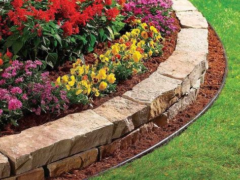 Why You Should Consider Creating a Garden Bed Edging Garden Bed Edging, Metal Garden Edging, Creating A Garden, Grass Species, Flower Bed Edging, Weeds In Lawn, Plastic Edging, Brick Pavers, Natural Edge