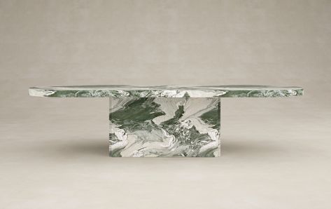 STUDIOTWENTYSEVEN • CO1 TABLE BY FRANCESCO BALZANO Francesco Balzano, Concrete Interior Design, Joseph Dirand, French Living Rooms, Concrete Interiors, Study Architecture, Stone Dining Table, Timeless Furniture, Green Colour Palette