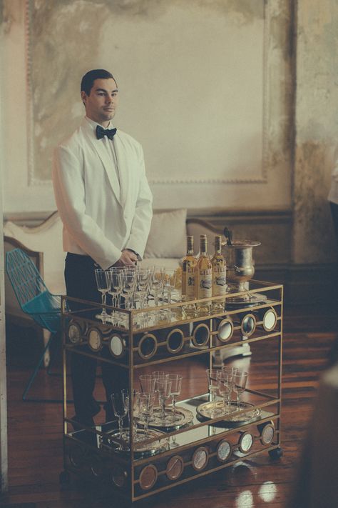 Food Trolley, Waiter Uniform, Vintage Diner, Fancy Suit, Luxury Restaurant, Glamour Photo, Wedding Elements, Fancy Food, Melbourne Wedding