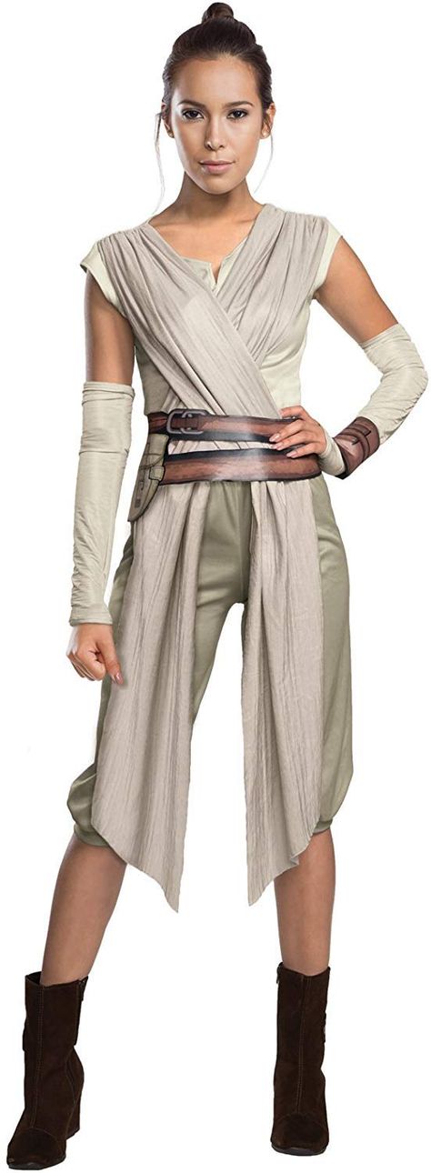 Disfraz Star Wars, Rey Costume, Star Wars Halloween Costumes, Star Wars Vii, Womens Cosplay, Star Wars Halloween, Homemade Halloween Costumes, Diy Kostüm, Star Wars The Force Awakens