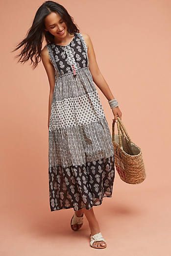 Patchwork Dresses Women, Stil Boho, Bohemian Maxi Dress, Peasant Dress, Kurti Designs, A Dress, Simple Dresses, Dress Patterns, Chic Style