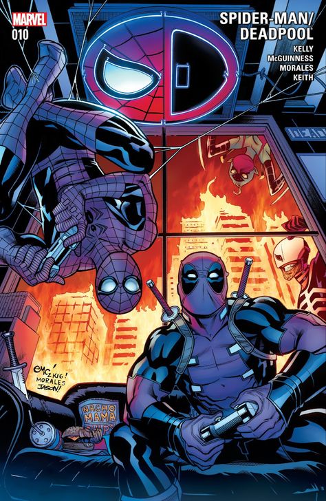 Dangerous Adventures, Thunderbolts Marvel, Deadpool Y Spiderman, Deadpool X Spiderman, Deadpool Comic, Deadpool And Spiderman, Deadpool Wallpaper, Marvel Spiderman Art, Deadpool Wolverine