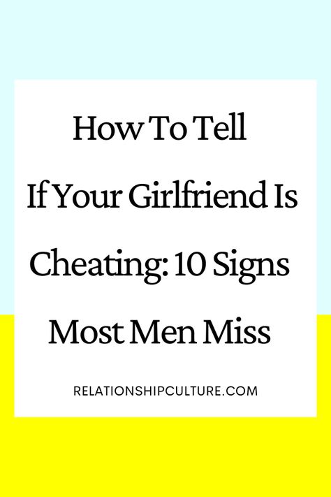 If you are wondering if your girlfriend is cheating on you, here are clear signs of a cheating girlfriend men often miss How To Communicate Better, Cheating Girlfriend, Healthy Relationship Tips, Successful Relationships, Strong Relationship, Long Distance Relationship, New Relationships, Best Relationship, Relationship Tips