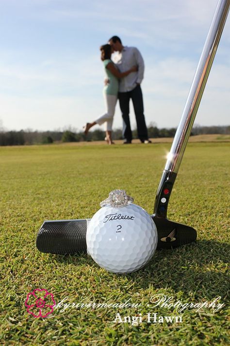 Golf Engagement Photos, Golf Course Wedding Photos, Golf Wedding Theme, Prom Photography Poses, Golf Course Photography, Golf Wedding, Golf Pictures, Golf Course Wedding, Golf Theme