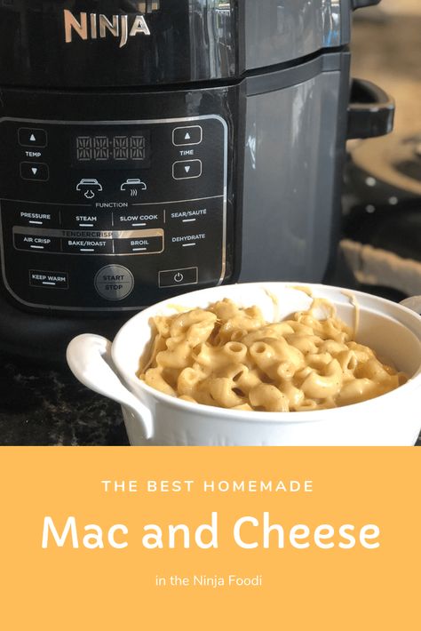 Pressure Cooker Mac And Cheese, Make Mac And Cheese, Food Crockpot, Ninja Cooking System Recipes, Cheesy Mac And Cheese, Homemade Mac And Cheese, Making Mac And Cheese, Ninja Recipes, Dump Meals