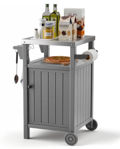 https://amzn.to/4bm5UVc Bbq Cabinet, Bbq Cart, Outdoor Grill Cart, Stainless Steel Countertop, Steel Countertop, Grill Cart, Patio Grill, Prep Table, Outdoor Cabinet