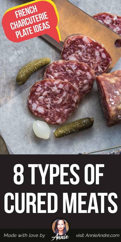 Charcuterie Plate Ideas, French Charcuterie Board, French Charcuterie, Cured Beef, Deli Meat Recipes, Curing Bacon, Cured Meat Recipes, Charcuterie Meats, Charcuterie Board Meats