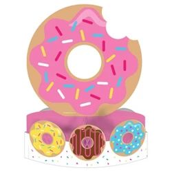 Donut Decorations : Target Blue Tableware, Donut Party Supplies, Donut Party Decorations, Donut Theme Party, Giant Donut, Table Coordinate, Donut Decorations, Party Table Centerpieces, Donut Birthday Parties